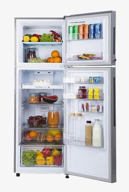 134L Top Freezer Fridge - Silver