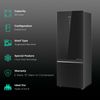 355L Bottom Freezer Fridge - Black Frost FREE - New
