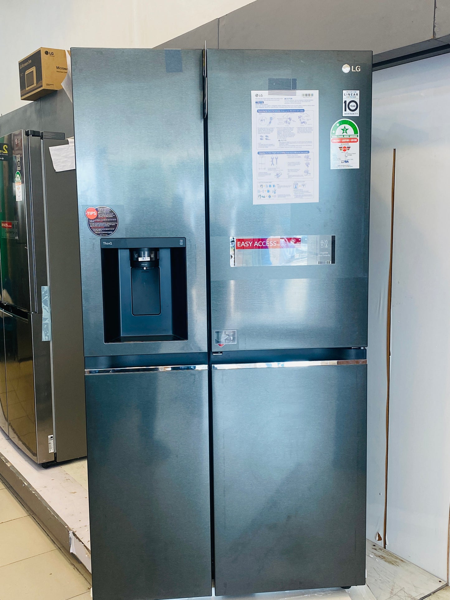 GC-J257SQRS COPY MODEL NAME 635(L) | Side by Side Refrigerator |Inverter Linear Compressor |DoorCooling™ | UVnano™