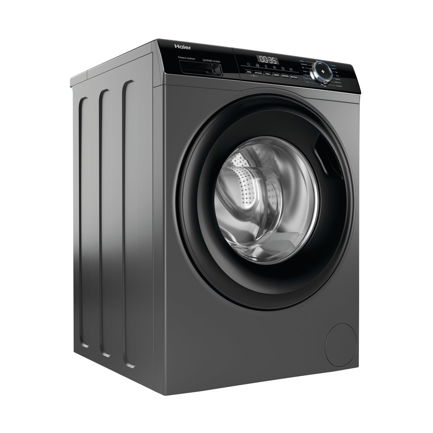 10kg Wash & Spin Front Load Washing Machine - Grey