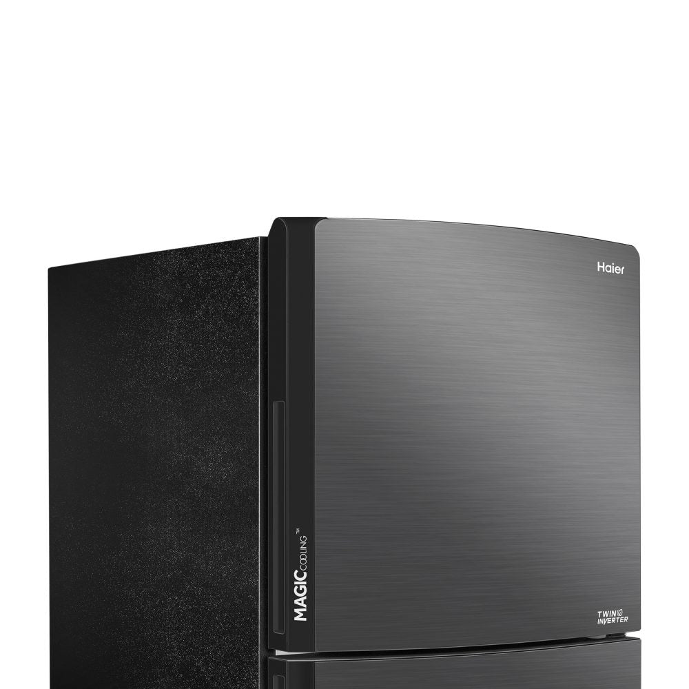 211L Top Freezer Fridge - Dark Grey - NEW