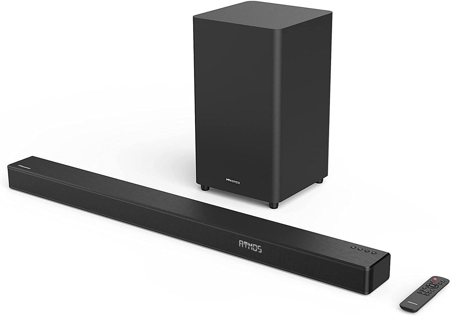 Hisense Soundbar: HS312 3.1 CH 300W with Dolby Atmos, Bluetooth, and Wireless Subwoofer