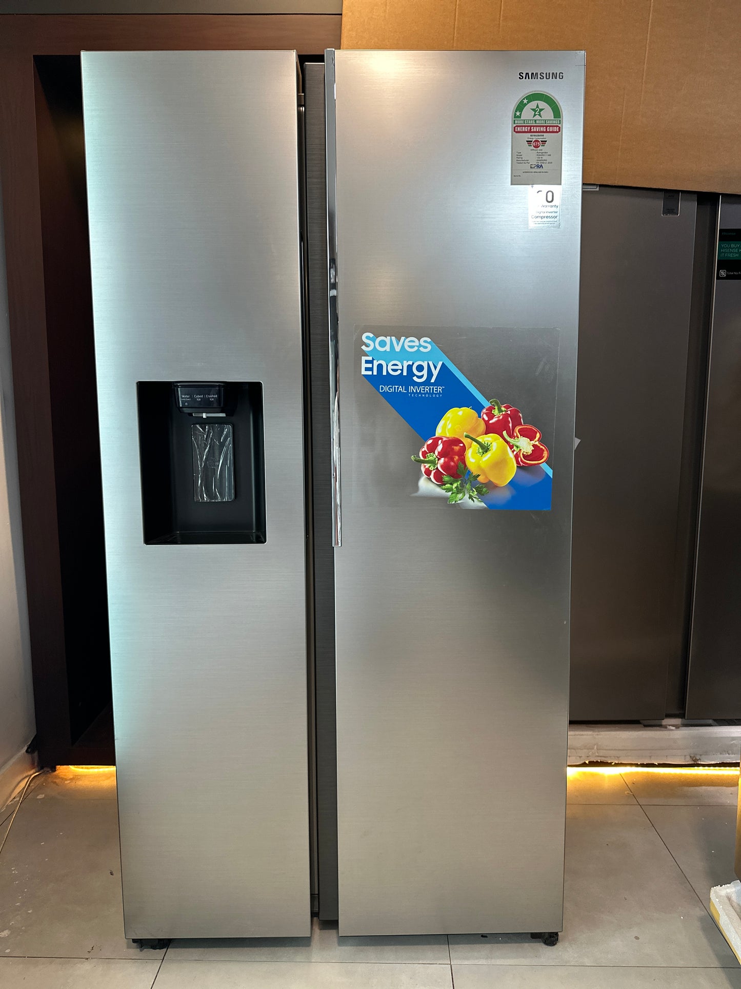 Samsung fridge with icemaker  model RS 64