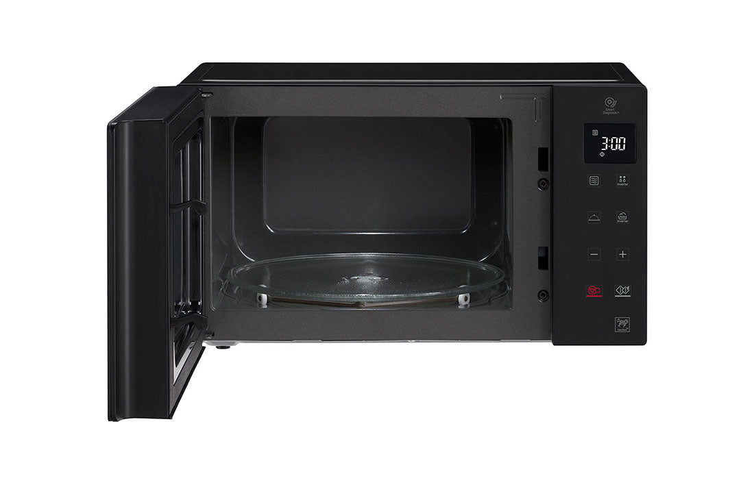 Microwave oven 25L, Smart Inverter, Even Heating, Black